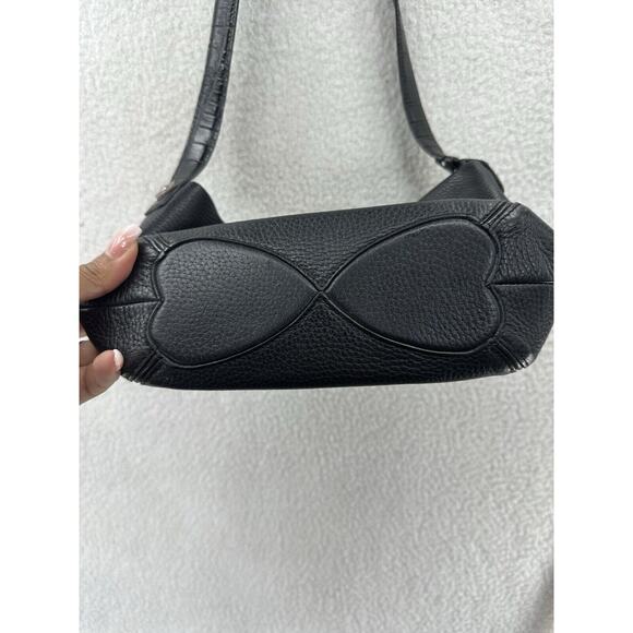 Chic Black Leather Crossbody Bag - Picture 12 of 12